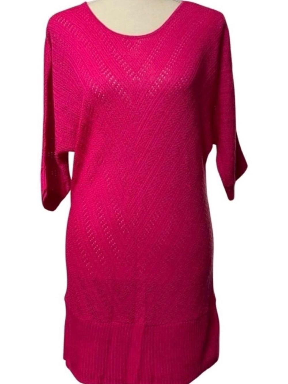 NWT Dots Lightweight Knit Top/Dress Size L PRICE FIRM